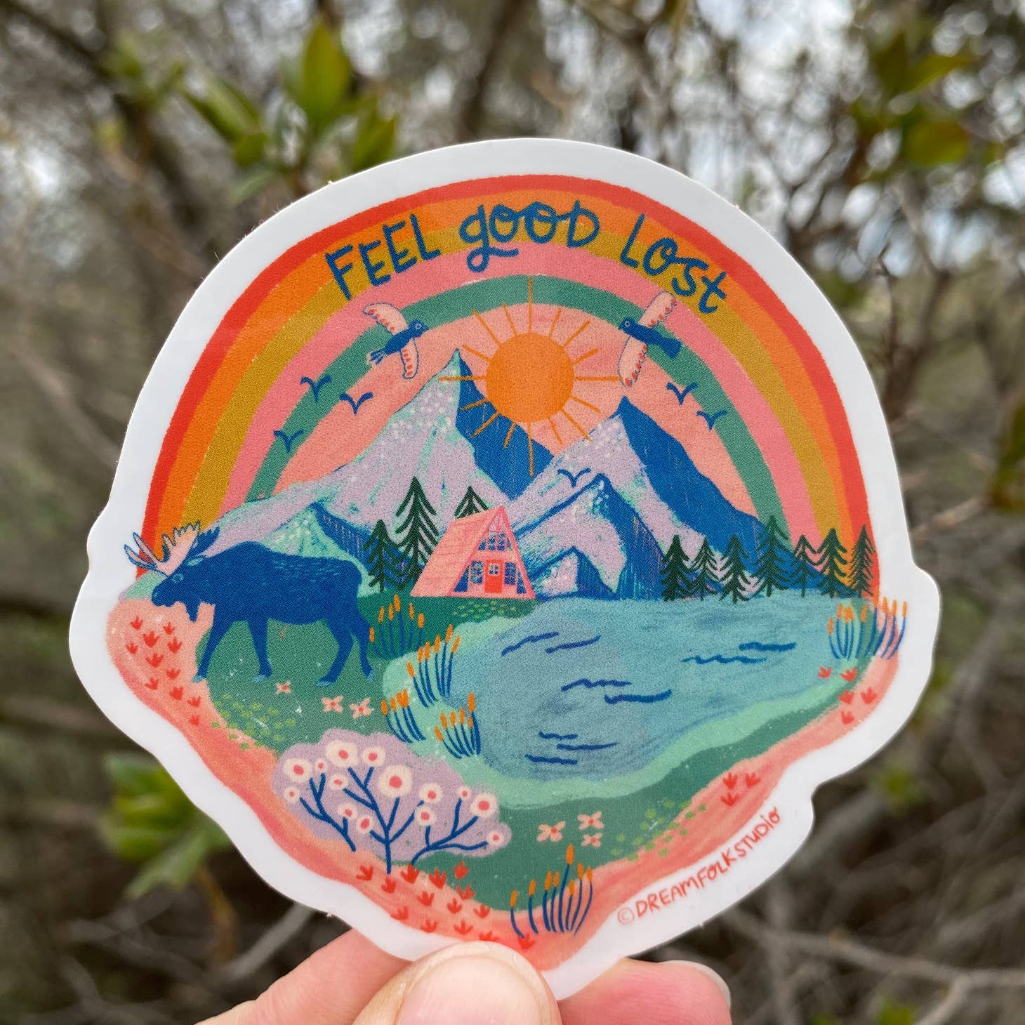 Feel Good Lost Sticker – posey roe